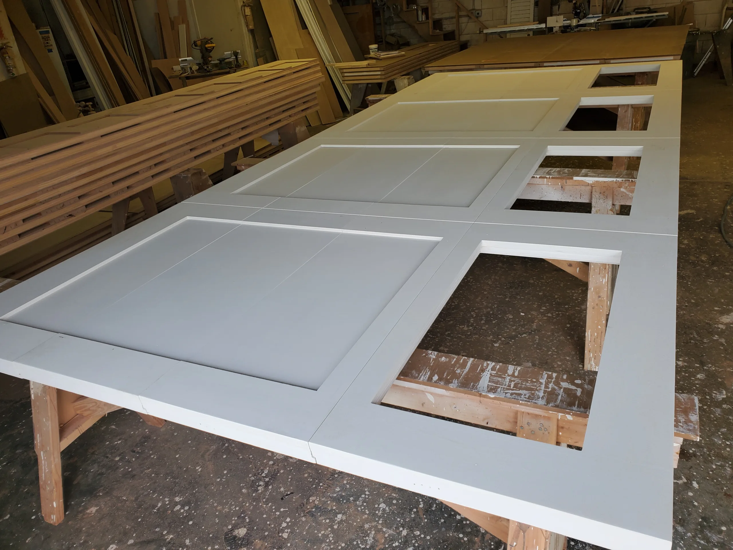 WhiteWoodenGarageDoorCraftingProcess2